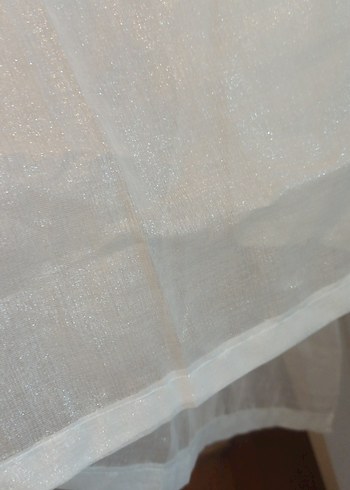 Parlak Beyaz tül perde 195*150 - Görsel 2