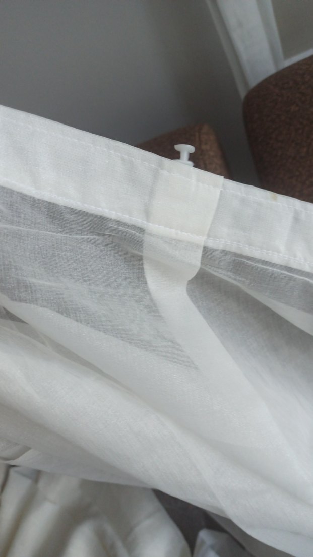 Parlak Beyaz tül perde 195*150 - Görsel 4