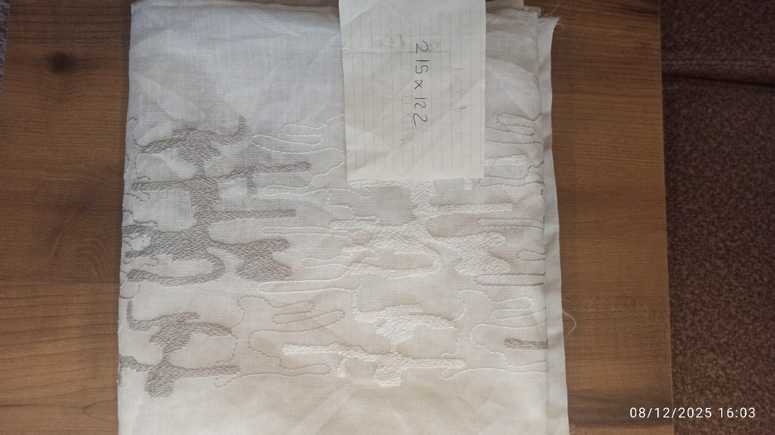 215*122 keten tül perde - Görsel 4