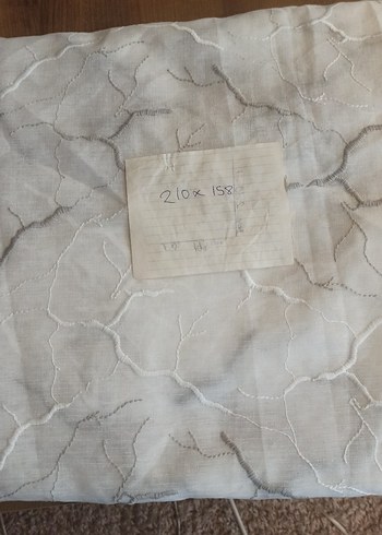 210*158 keten tül perde - Görsel 4