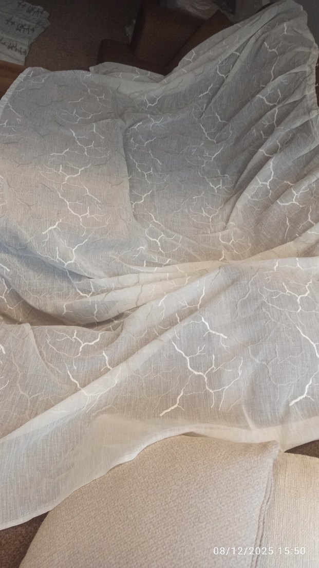 210*158 keten tül perde - Görsel 2