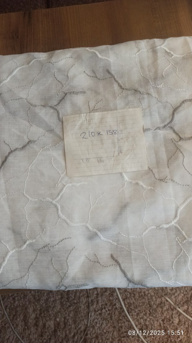 210*158 keten tül perde - Görsel 4