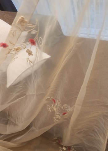 257*225 nakışlı tül perde - Görsel 4