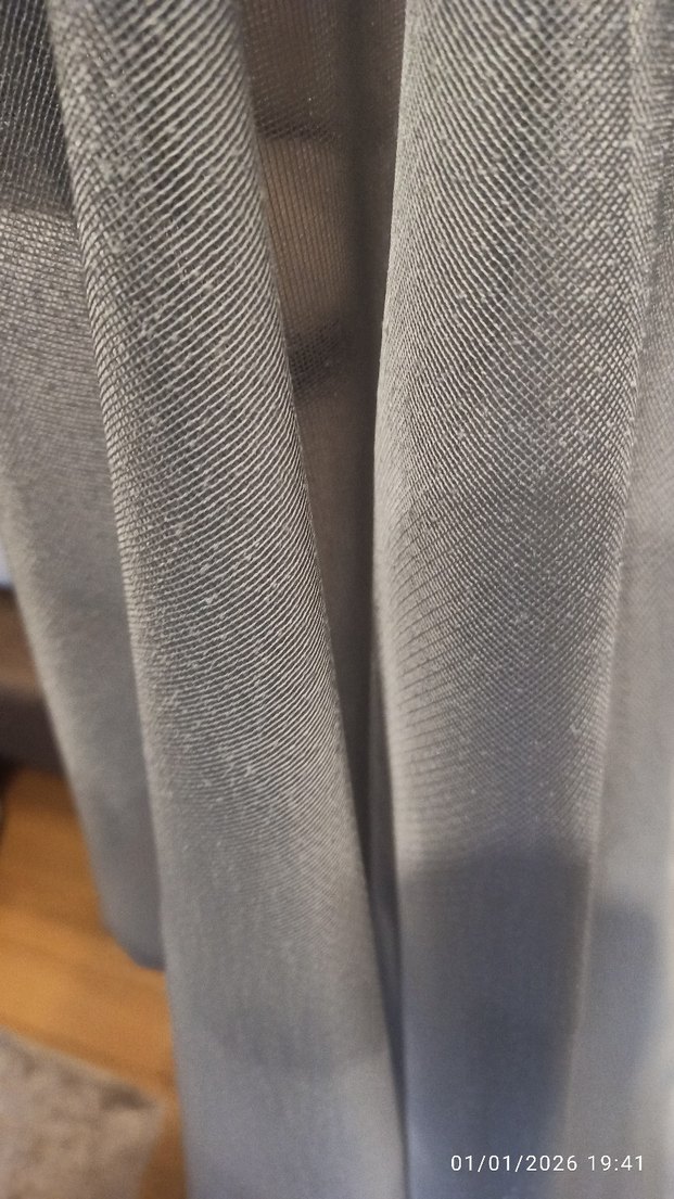 çift kanat tül fon perde - Görsel 3