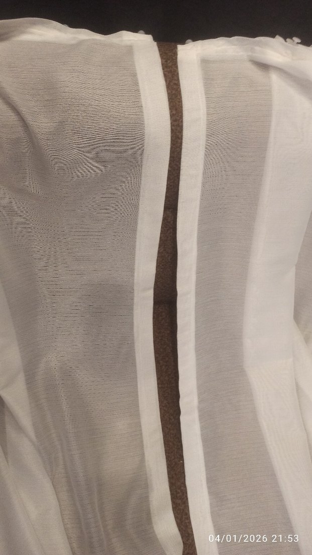 110*221 çift kanat tül perde - Görsel 3