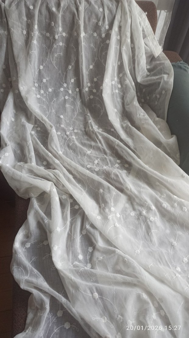 138*217 desenli tül perde - Görsel 4