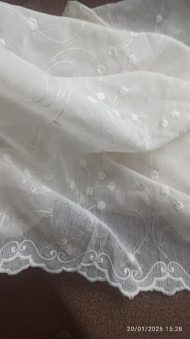 138*217 desenli tül perde - Görsel 2