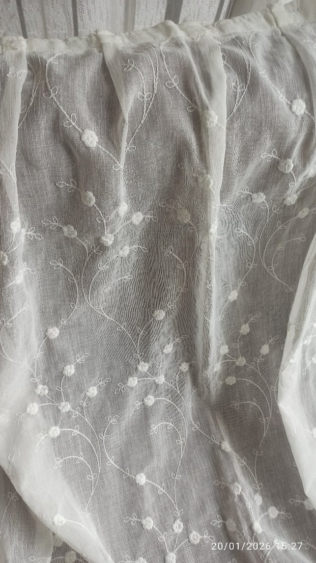 138*217 desenli tül perde - Görsel 3