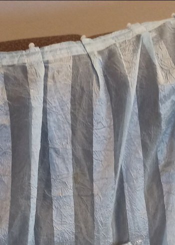 güpürlü mavi perde 133*164 - Görsel 2