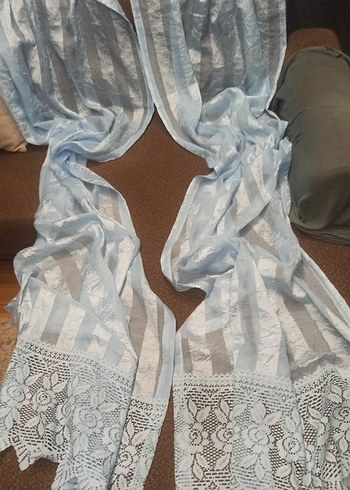 çift kanat tül fon perde 70*250 - Görsel 2