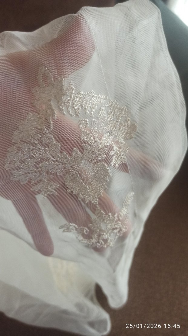 nakışlı tül perde 152*246 - Görsel 5