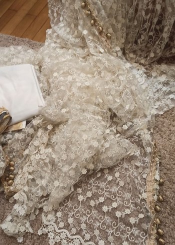 İşlemeli Beyaz Nevresim ve Çarşaf Seti - Görsel 5