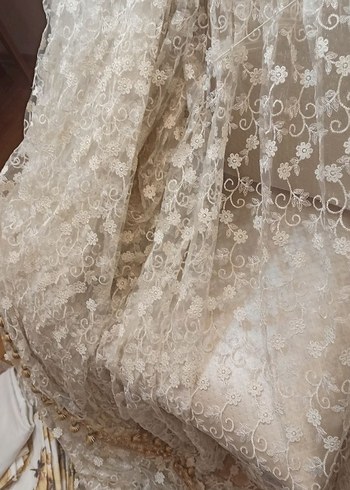 İşlemeli Beyaz Nevresim ve Çarşaf Seti - Görsel 6