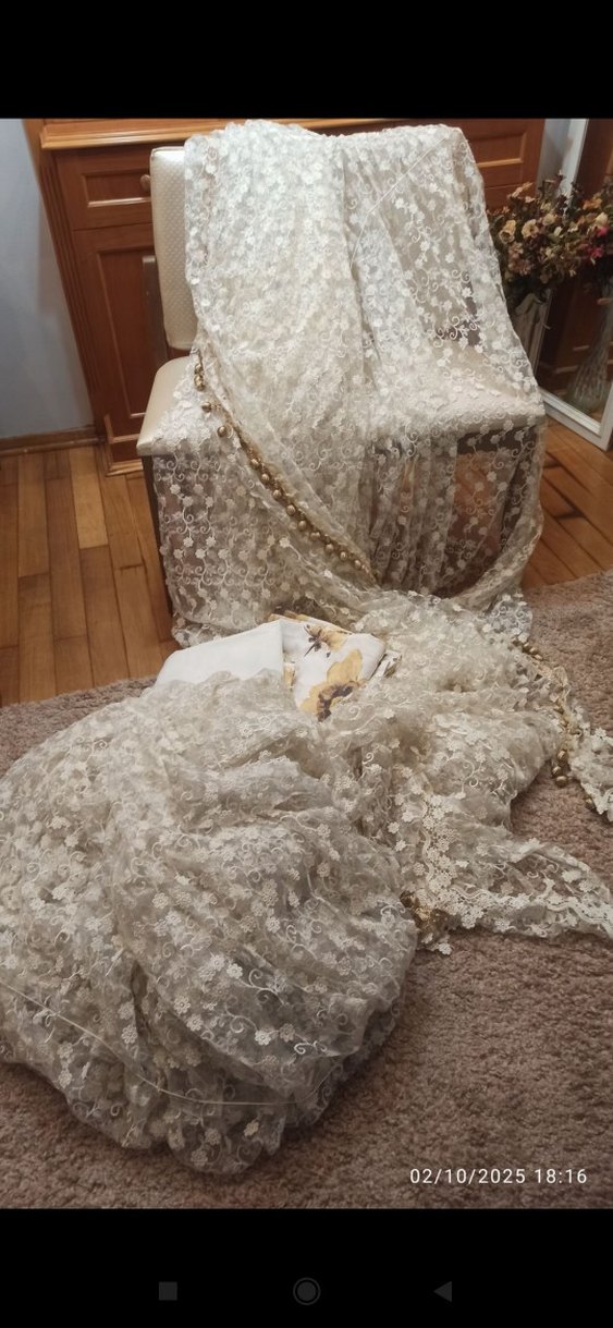 İşlemeli Beyaz Nevresim ve Çarşaf Seti - Görsel 2