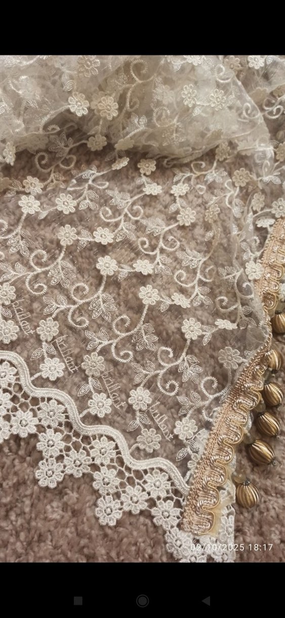 İşlemeli Beyaz Nevresim ve Çarşaf Seti - Görsel 4