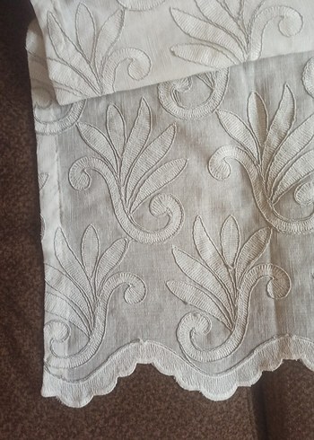 86*91 keten mutfak perdesi - Görsel 3