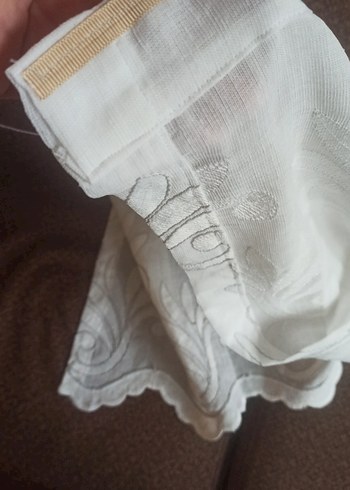 86*91 keten mutfak perdesi - Görsel 4