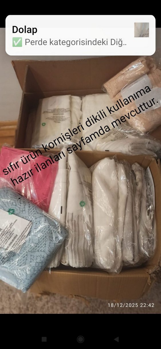 192*161 keten tül perde - Görsel 4
