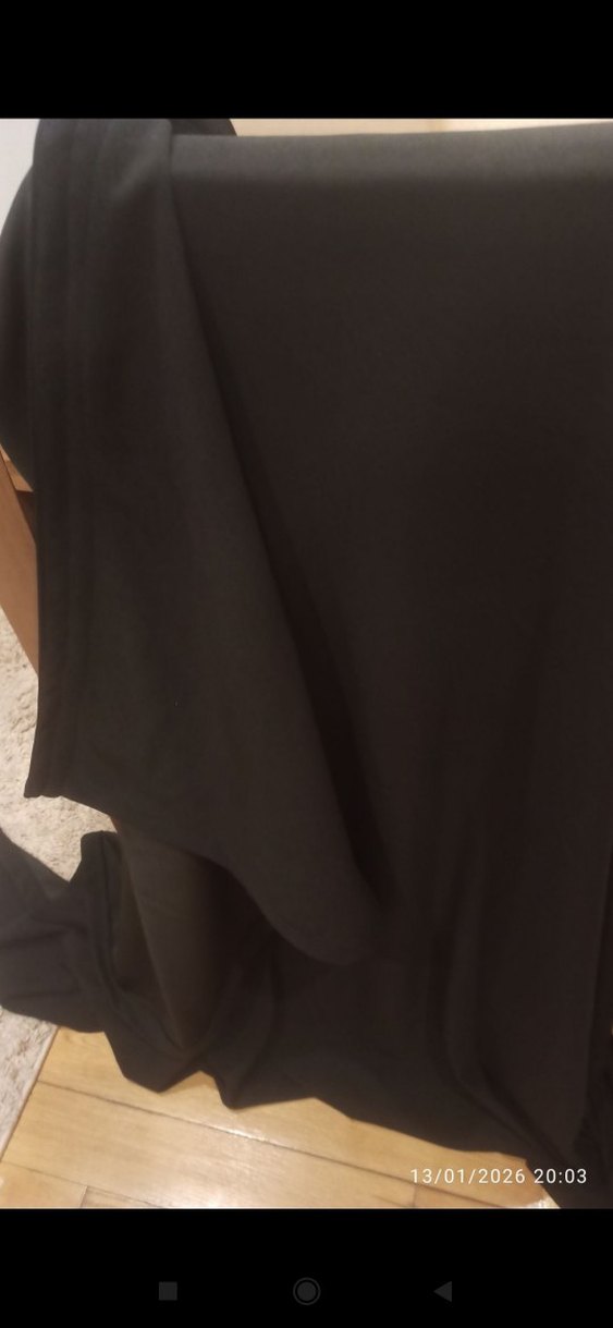 162*160 siyah Fon Perde - Görsel 2