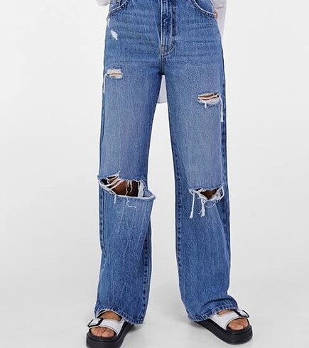 Bershka wed leg jean