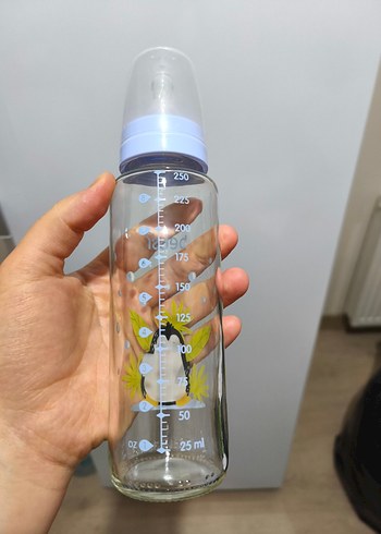 Mavi Penguen Desenli Bebek Biberonu - Görsel 2