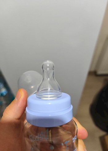 Mavi Penguen Desenli Bebek Biberonu - Görsel 3