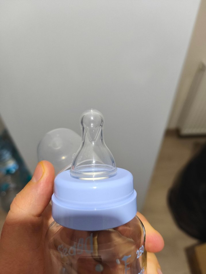 Mavi Penguen Desenli Bebek Biberonu - Görsel 3