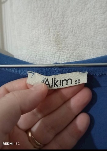 xl Beden Mavi V Yaka Uzun Kollu Midi hırka