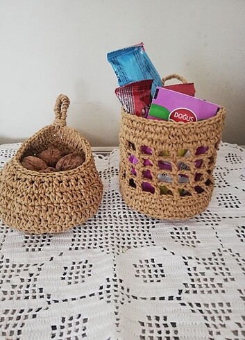 Beden Renk İkili bohem sepetler