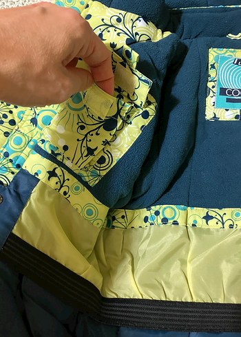 Desenli Mavi Bebek kış Tulumu - Görsel 9