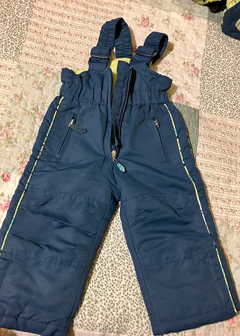 Desenli Mavi Bebek kış Tulumu - Görsel 12