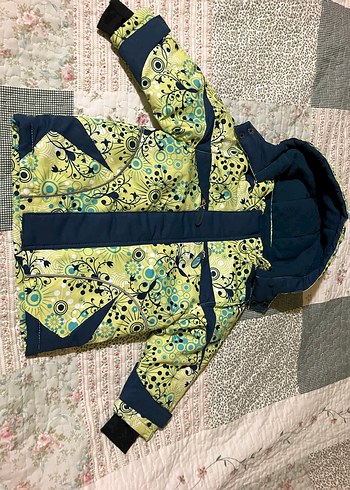 Desenli Mavi Bebek kış Tulumu - Görsel 3