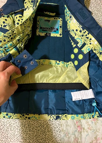 Desenli Mavi Bebek kış Tulumu - Görsel 5