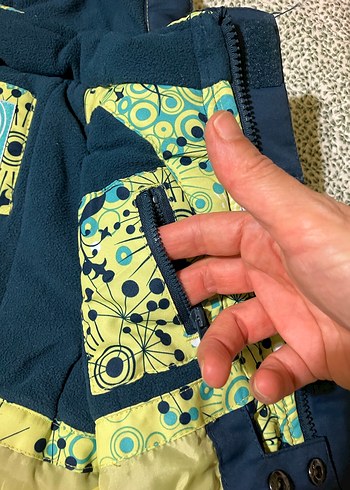 Desenli Mavi Bebek kış Tulumu - Görsel 8