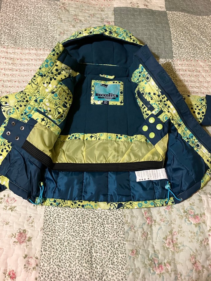 Desenli Mavi Bebek kış Tulumu - Görsel 4