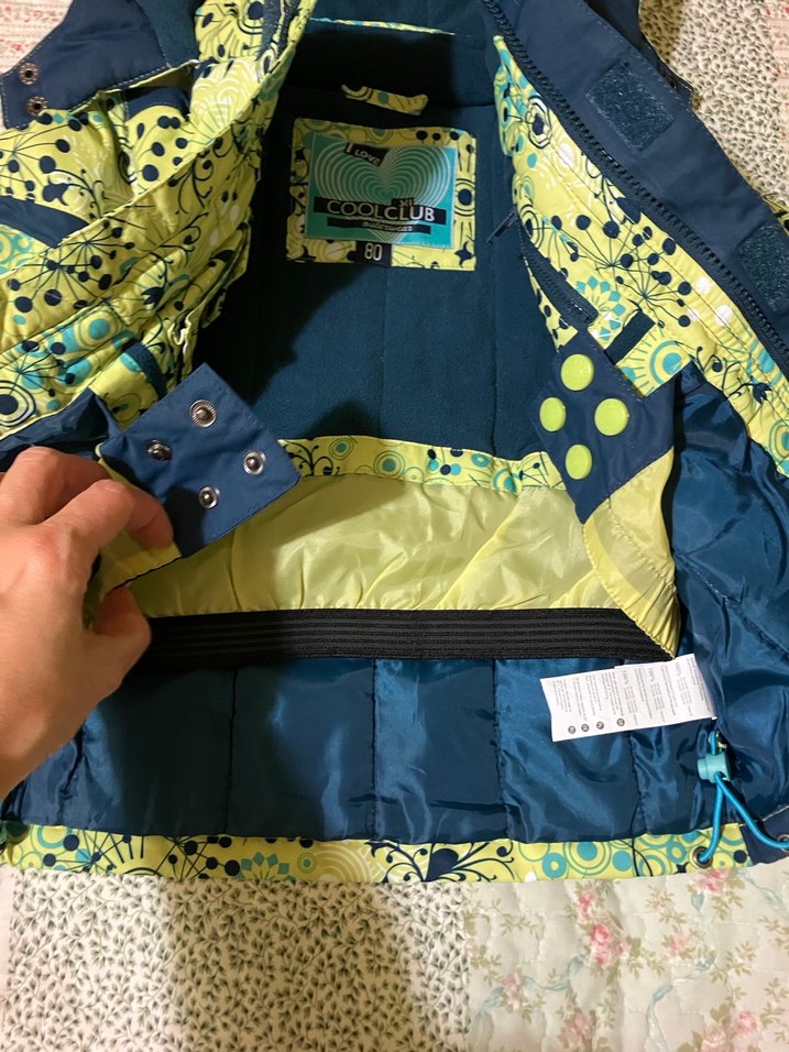 Desenli Mavi Bebek kış Tulumu - Görsel 5