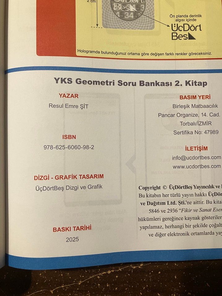 YKS Geometri 2 Konu Anlatımlı Soru Bankası - Görsel 2