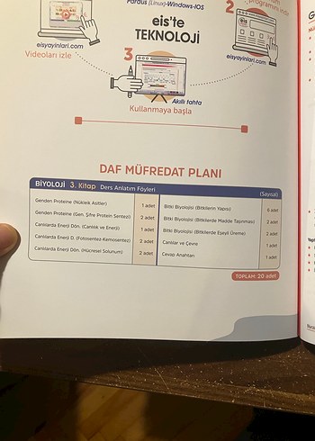 Üniversite Hazırlık Biyoloji ve Kimya Kitapları - Görsel 2