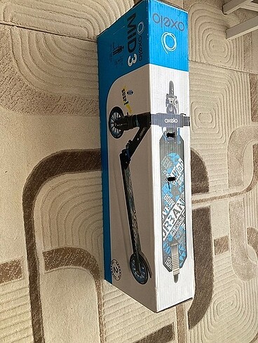 Decathlon Decathlon Oxelo Mid-3 Siyah Mavi Çocuk Süspansiyonlu Scooter