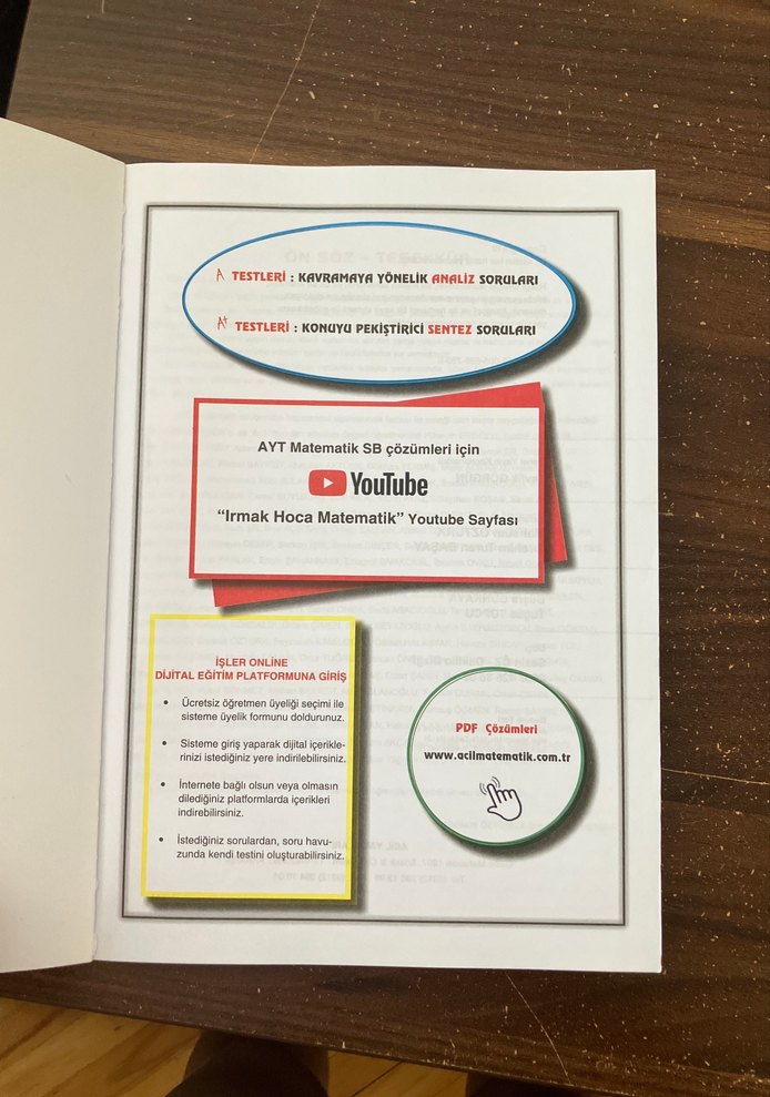 Acil Matematik AYT Soru Bankası - Görsel 2
