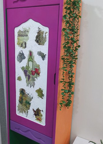Beden Renkli Çok Amaçlı Dolap Özel Tasarım