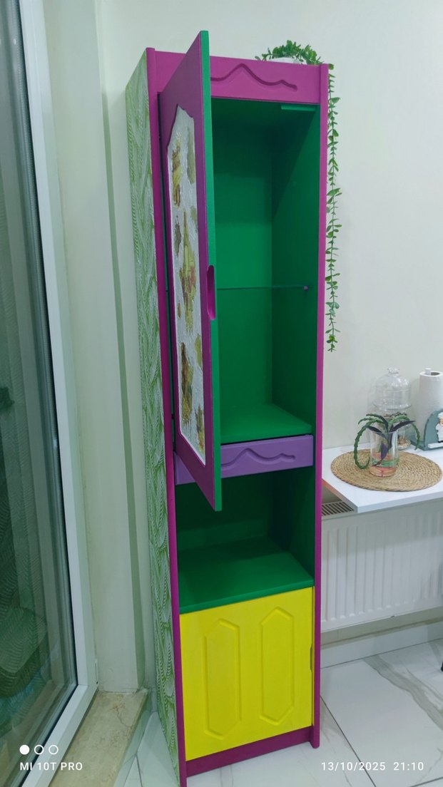 Renkli Çok Amaçlı Dolap Özel Tasarım - Görsel 2