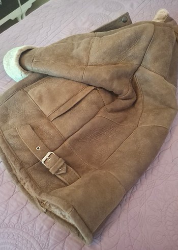 Kürklü Süet Kaban çocuk - Görsel 6