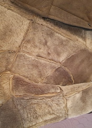 Kürklü Süet Kaban çocuk - Görsel 5