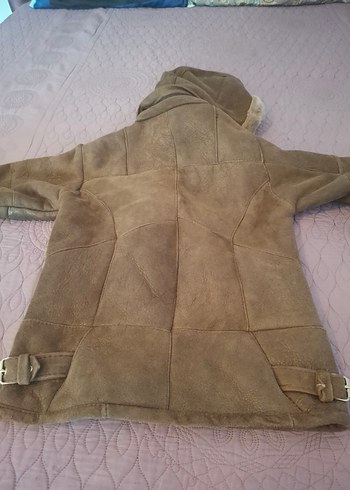 Kürklü Süet Kaban çocuk - Görsel 7