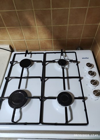 Beyaz 4 Gözlü Gazlı Ocak - Görsel 2