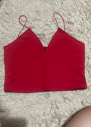 Kırmızı Mini Atlet Bralet