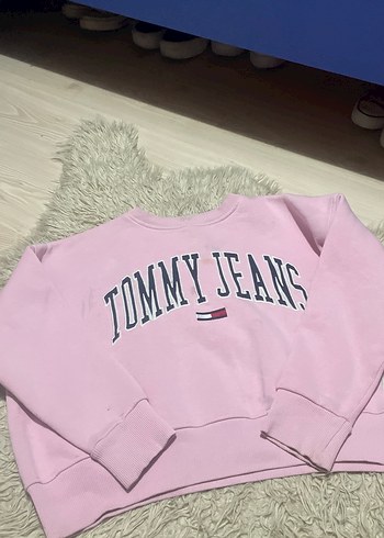 m Beden Tommy Jeans Pembe Kadın Sweatshirt