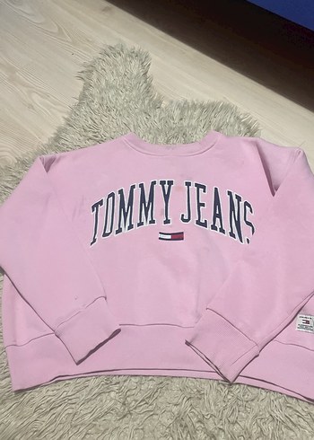 Tommy Hilfiger Tommy Jeans Pembe Kadın Sweatshirt