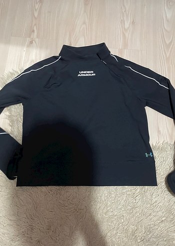 Under Armour Siyah Fermuarlı Uzun Kollu Sweatshirt